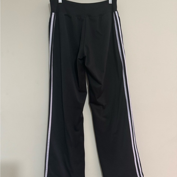 Adidas Black and White Sweatpants with Iconic Stripes - Picture 3 of 6